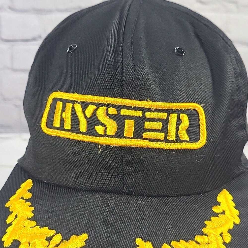 Bally Hyster Black Snapback Vintage Trucker Hat A… - image 2
