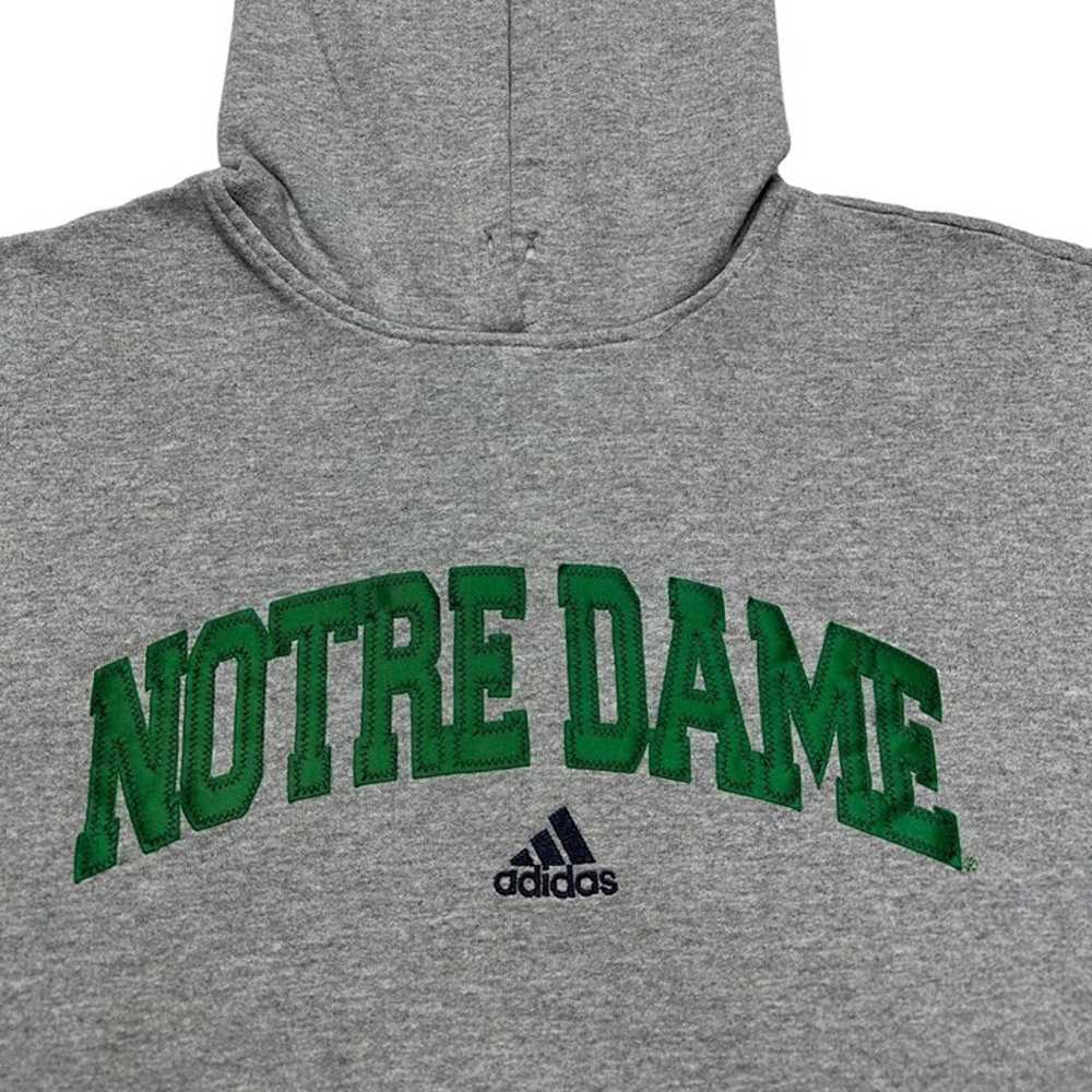 Y2K Notre Dame Adidas Hoodie - image 3