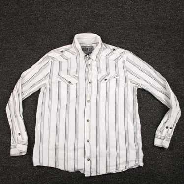 Etro Metro Rue 21 Shirt Adult Medium White & Blac… - image 1