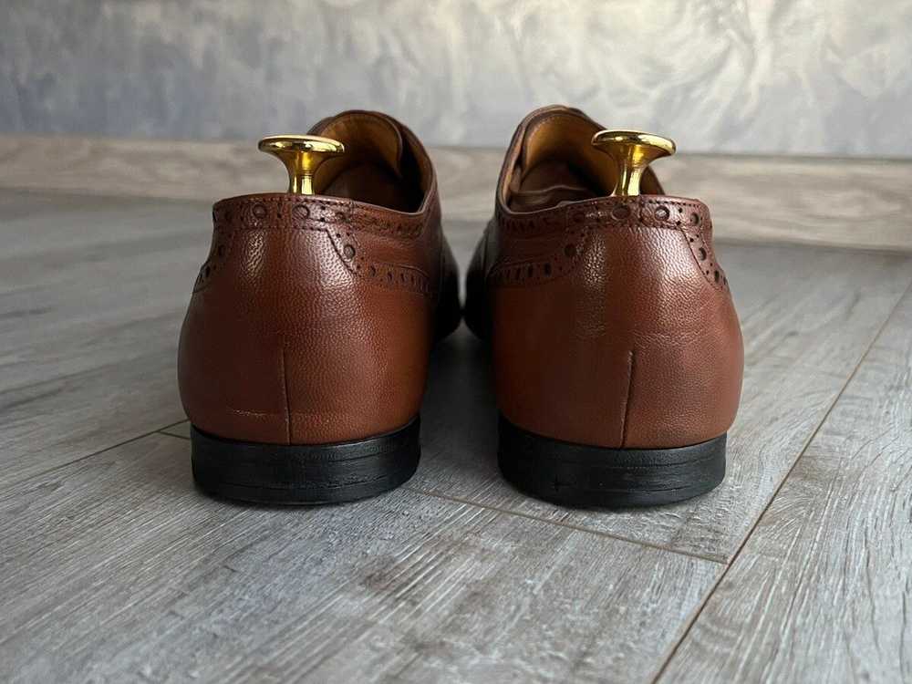 Gucci × Tom Ford GUCCI Shoes Leather Brown Oxford… - image 11