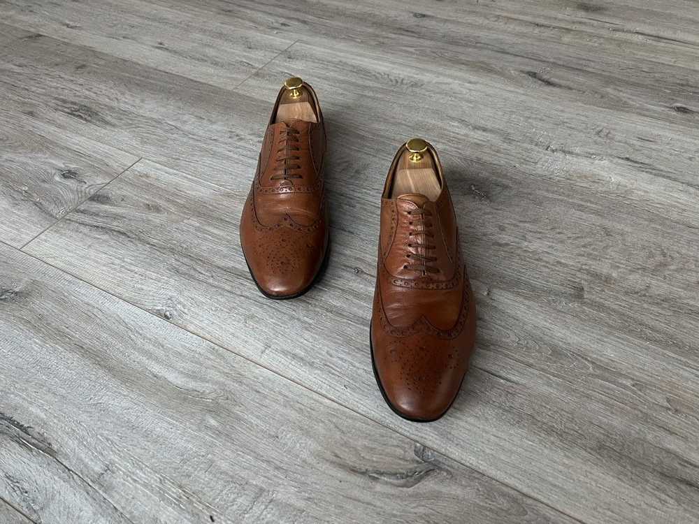 Gucci × Tom Ford GUCCI Shoes Leather Brown Oxford… - image 4