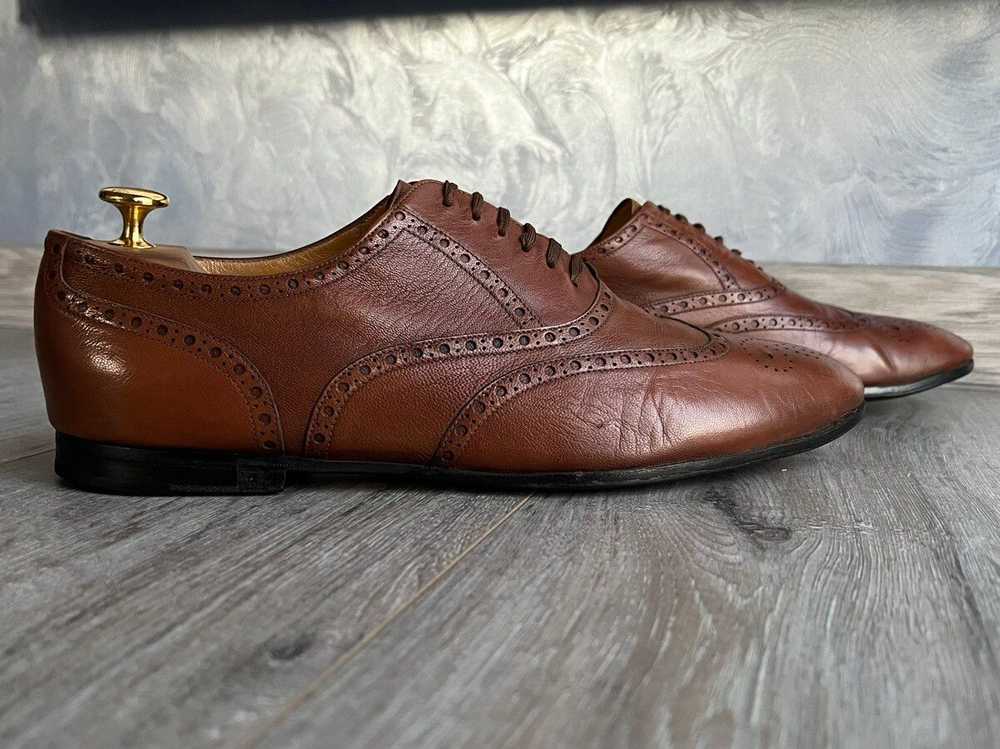 Gucci × Tom Ford GUCCI Shoes Leather Brown Oxford… - image 6