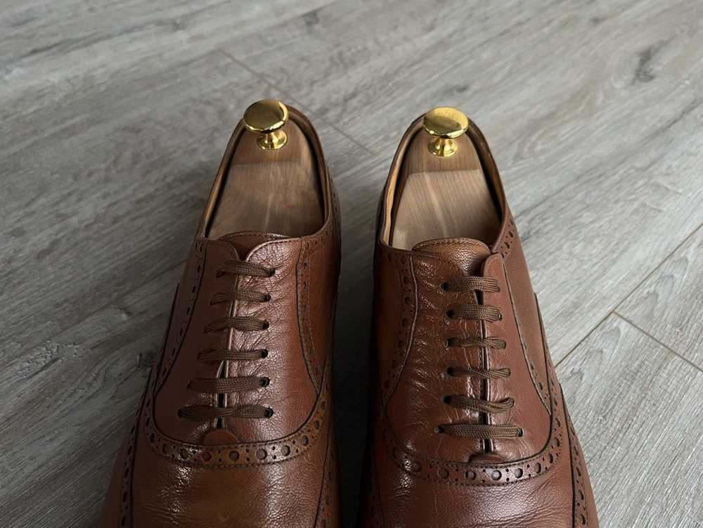 Gucci × Tom Ford GUCCI Shoes Leather Brown Oxford… - image 9