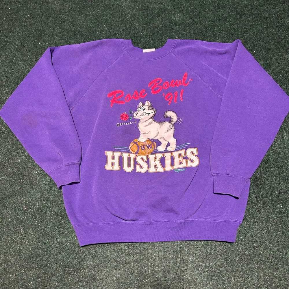 Vintage Washington huskies sweatshirt - image 2