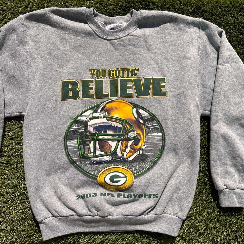 Green Bay Packers Vintage Crewneck Sweatshirt - image 1