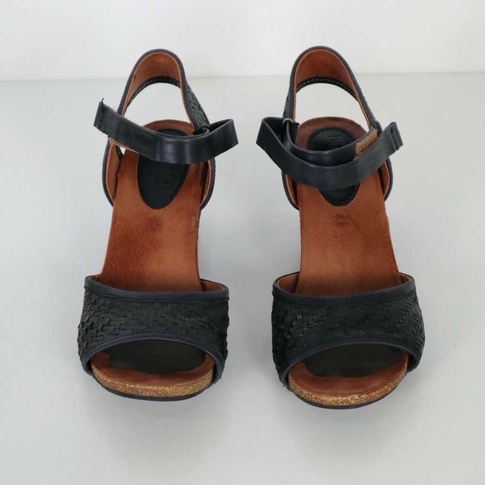 Vintage Bussola Sandals Wedge Heels Womens 9.5 40… - image 2