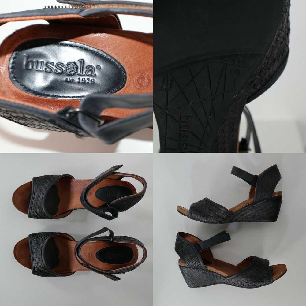 Vintage Bussola Sandals Wedge Heels Womens 9.5 40… - image 4