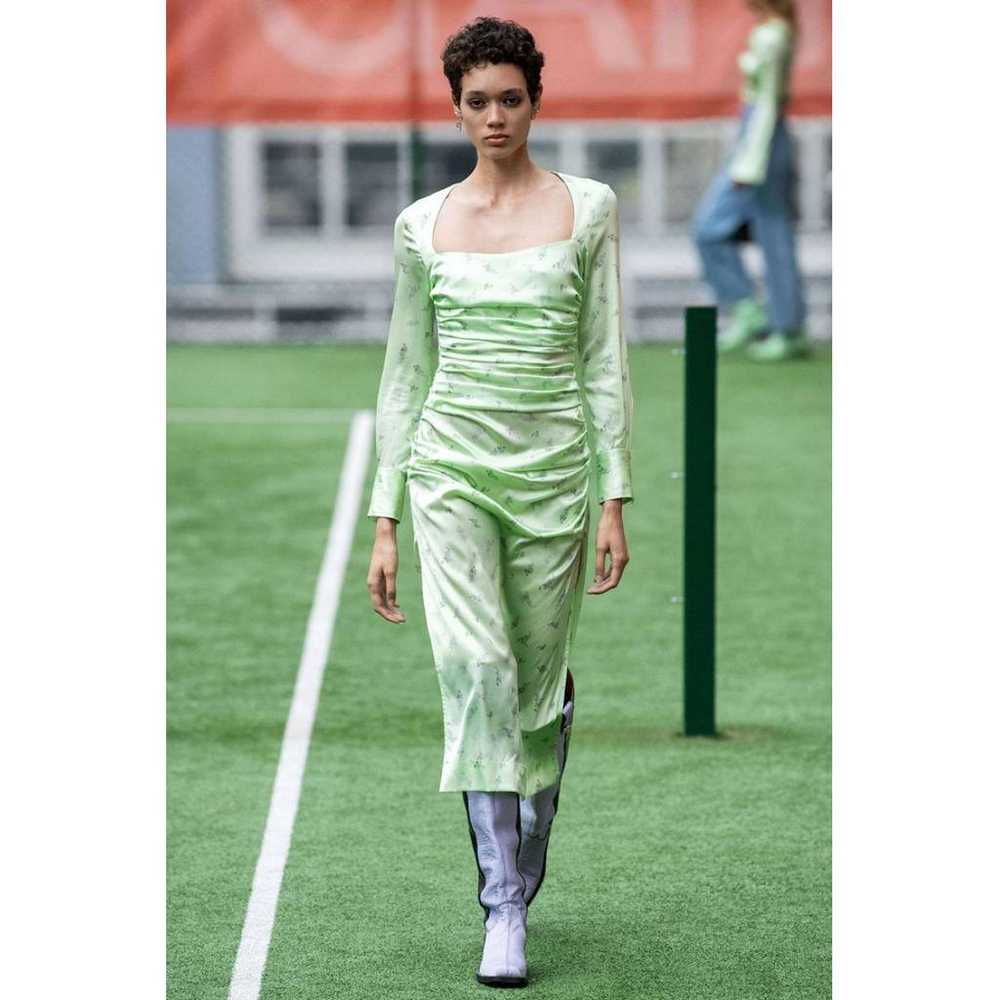 Ganni Spring Summer 2020 silk mid-length dress - image 5