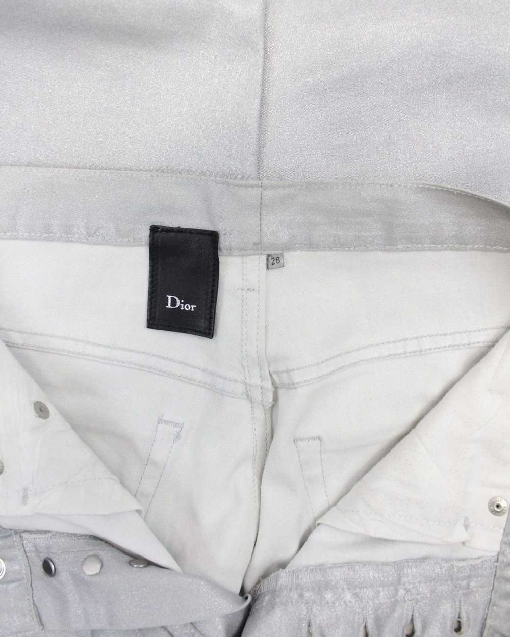 Dior × Hedi Slimane SS06 Dior Homme Waxed Silver … - image 4