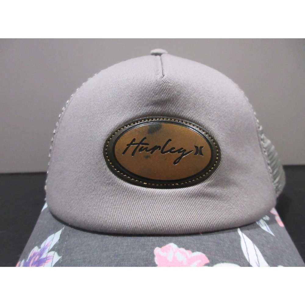 Hurley Hurley Hat Cap Snap Back Mens Gray Floral … - image 2