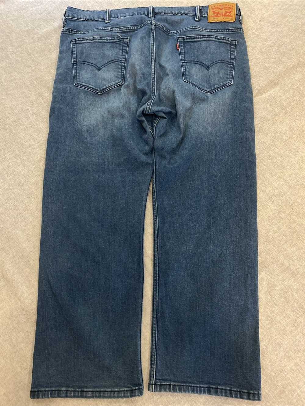 Levi's Levis 569 Jeans Mens 42x30 Blue Straight R… - image 2