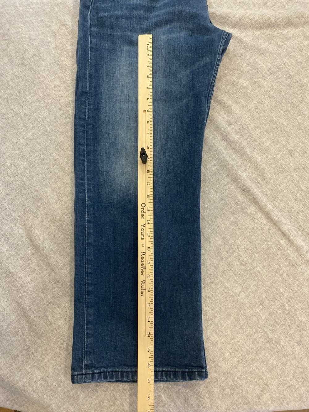 Levi's Levis 569 Jeans Mens 42x30 Blue Straight R… - image 8