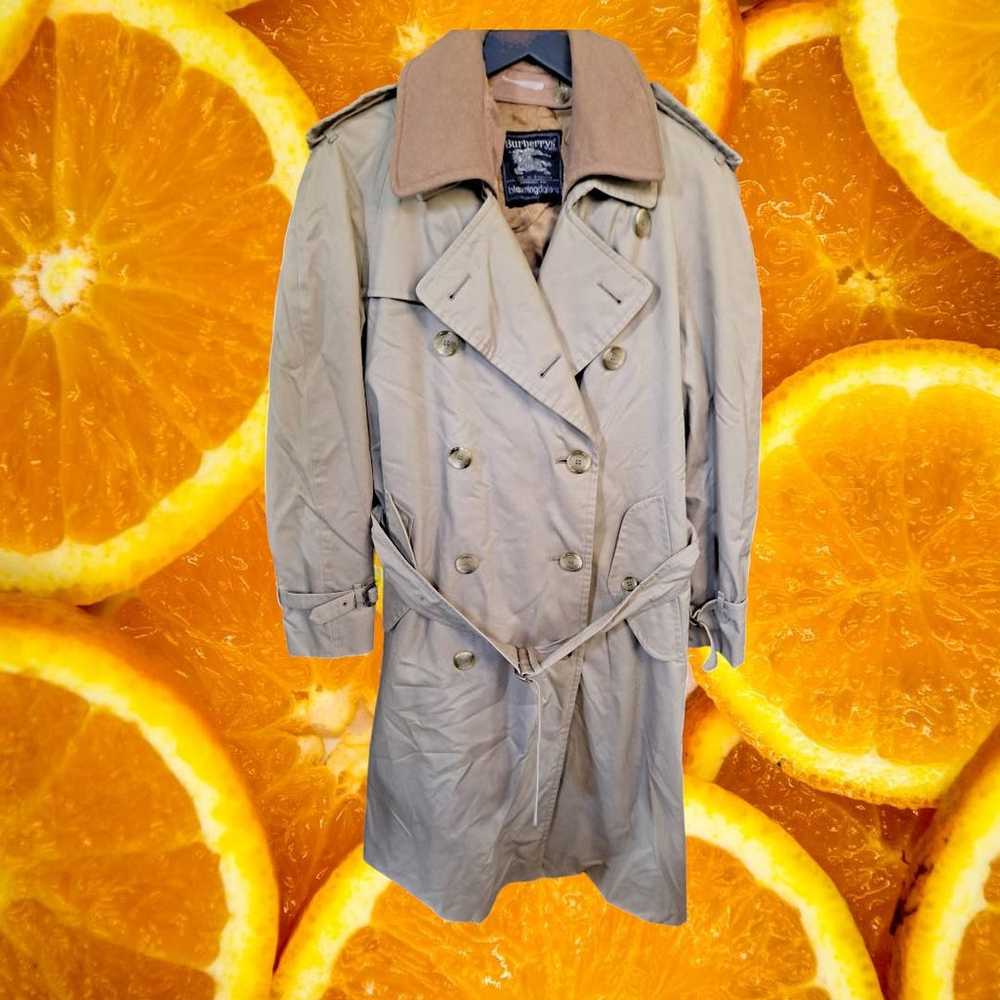 Burberrys Tan Trench Coat With Flannel and Camelh… - image 1