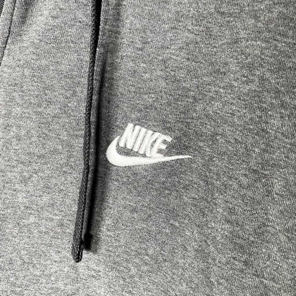 Vintage 90s Nike Gray Full Zip Lightweight Hooded… - image 6
