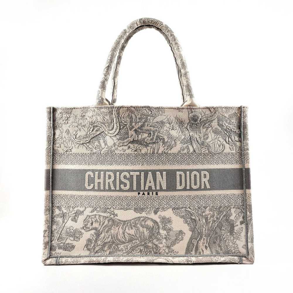 Dior CHRISTIAN DIOR Dior Book Tote Medium Toile d… - image 1