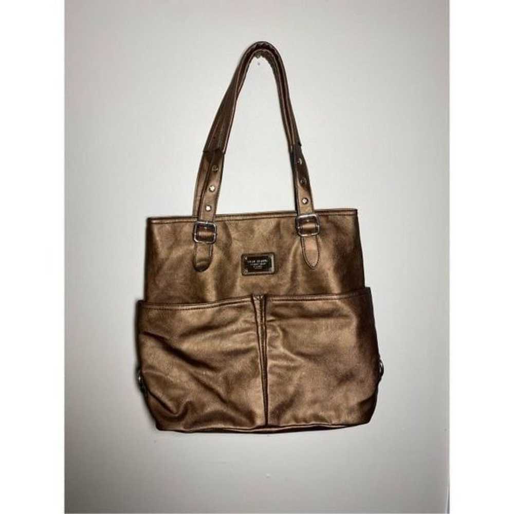 Relic Brand Collection Bronze Faux Leather Tote P… - image 1