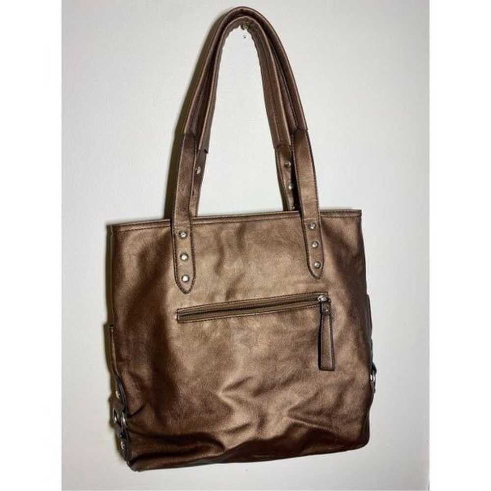 Relic Brand Collection Bronze Faux Leather Tote P… - image 5
