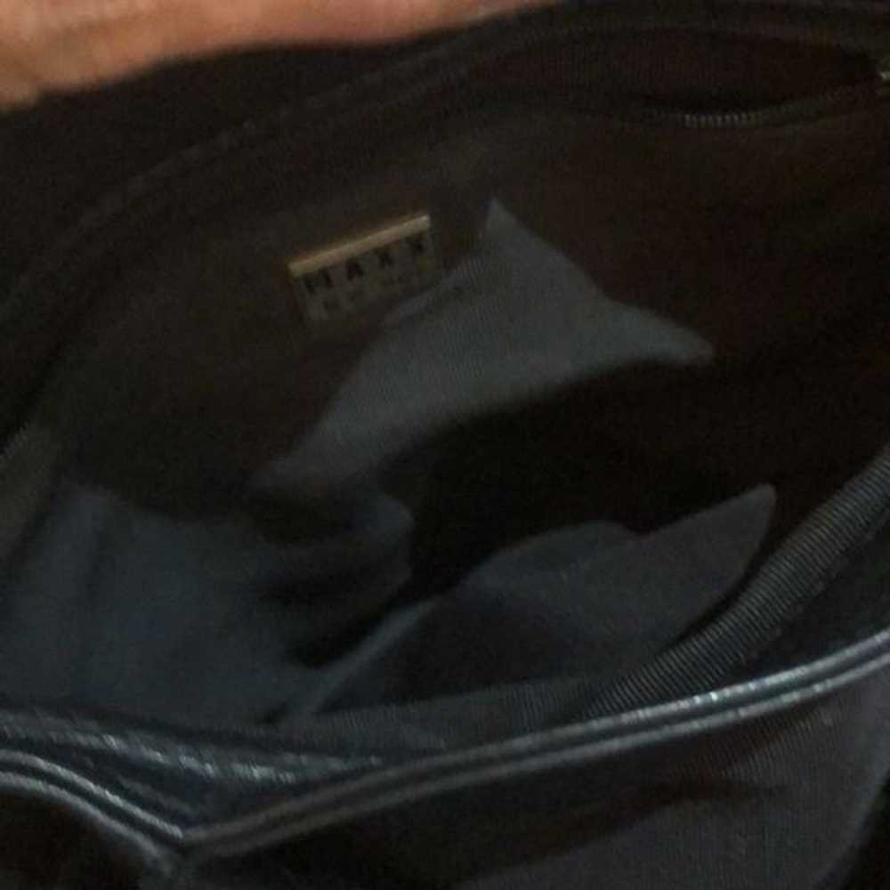 Maxx NY Black leather small backpack. - image 7