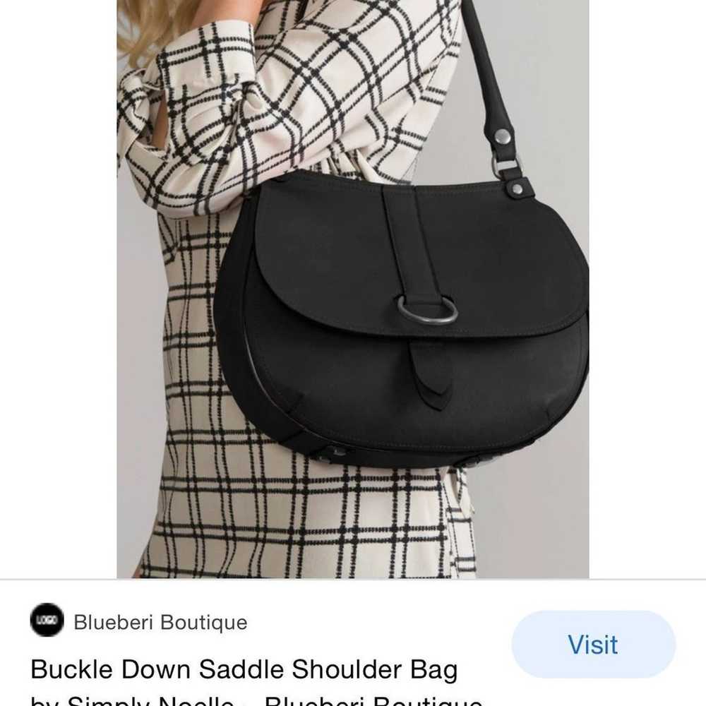 Simply Noelle buckle down Saddle bag - image 2