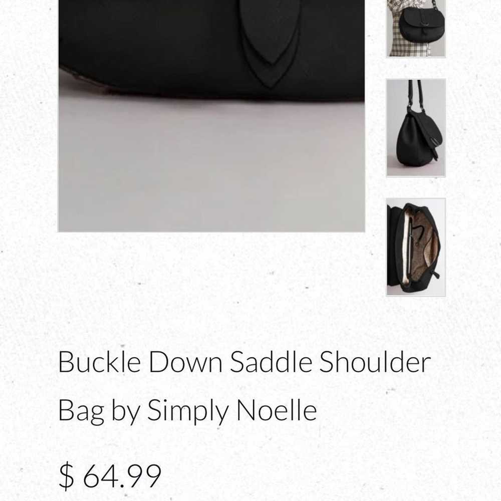 Simply Noelle buckle down Saddle bag - image 4
