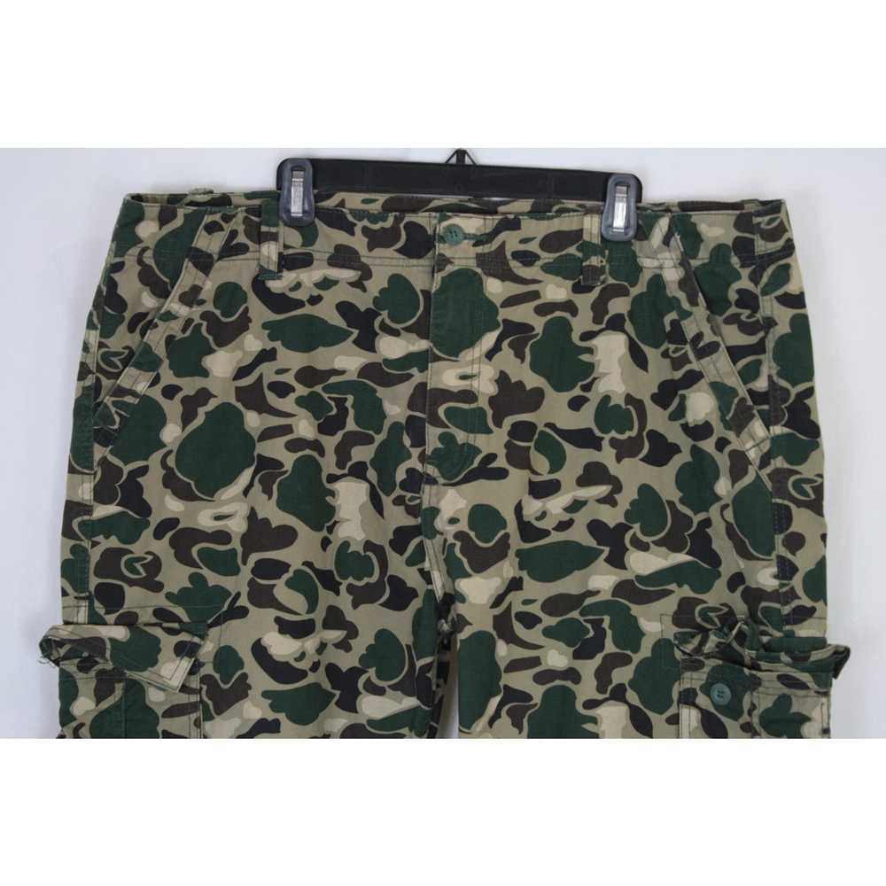 Vintage Vintage Frog Skin Duck Camo Baggy Cargo P… - image 2