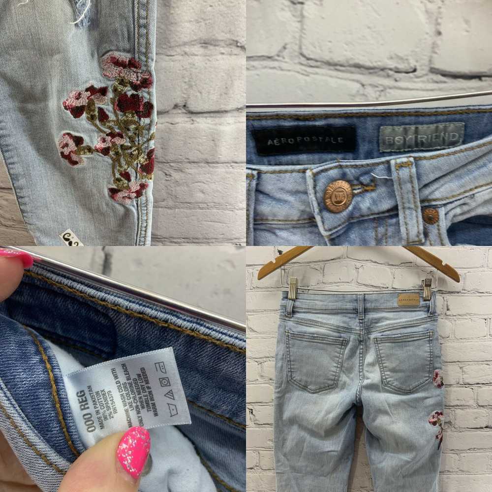 Vintage Aeropostale Boyfriend Cut Blue Jeans Wome… - image 4