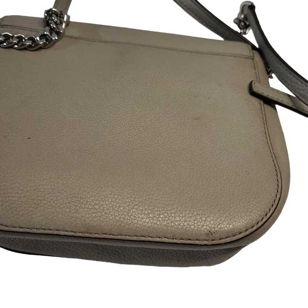 Michael Kors Womens Mott Crossbody Bag Gray Leath… - image 10