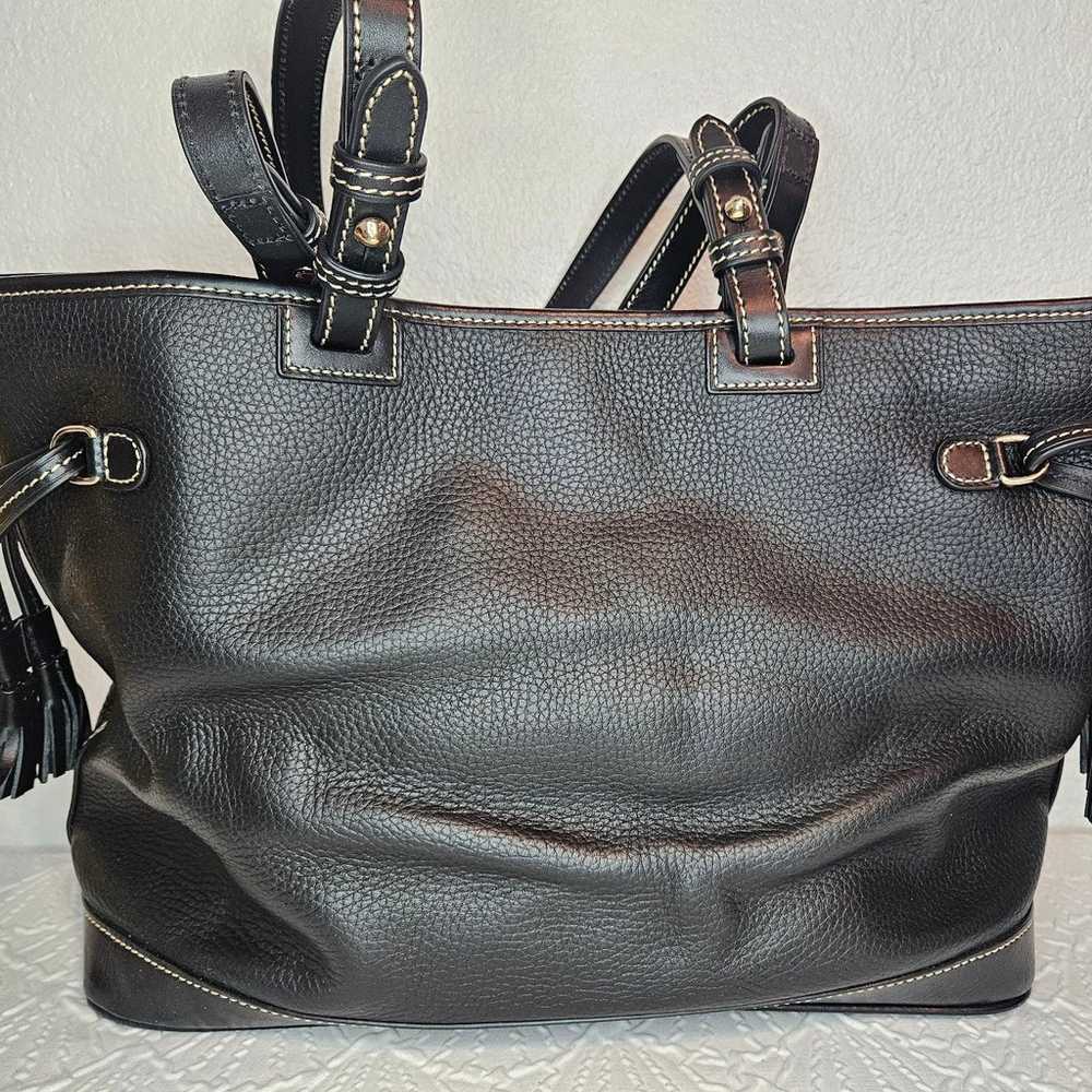 Dooney &bourke black pebbled leather purse - image 3