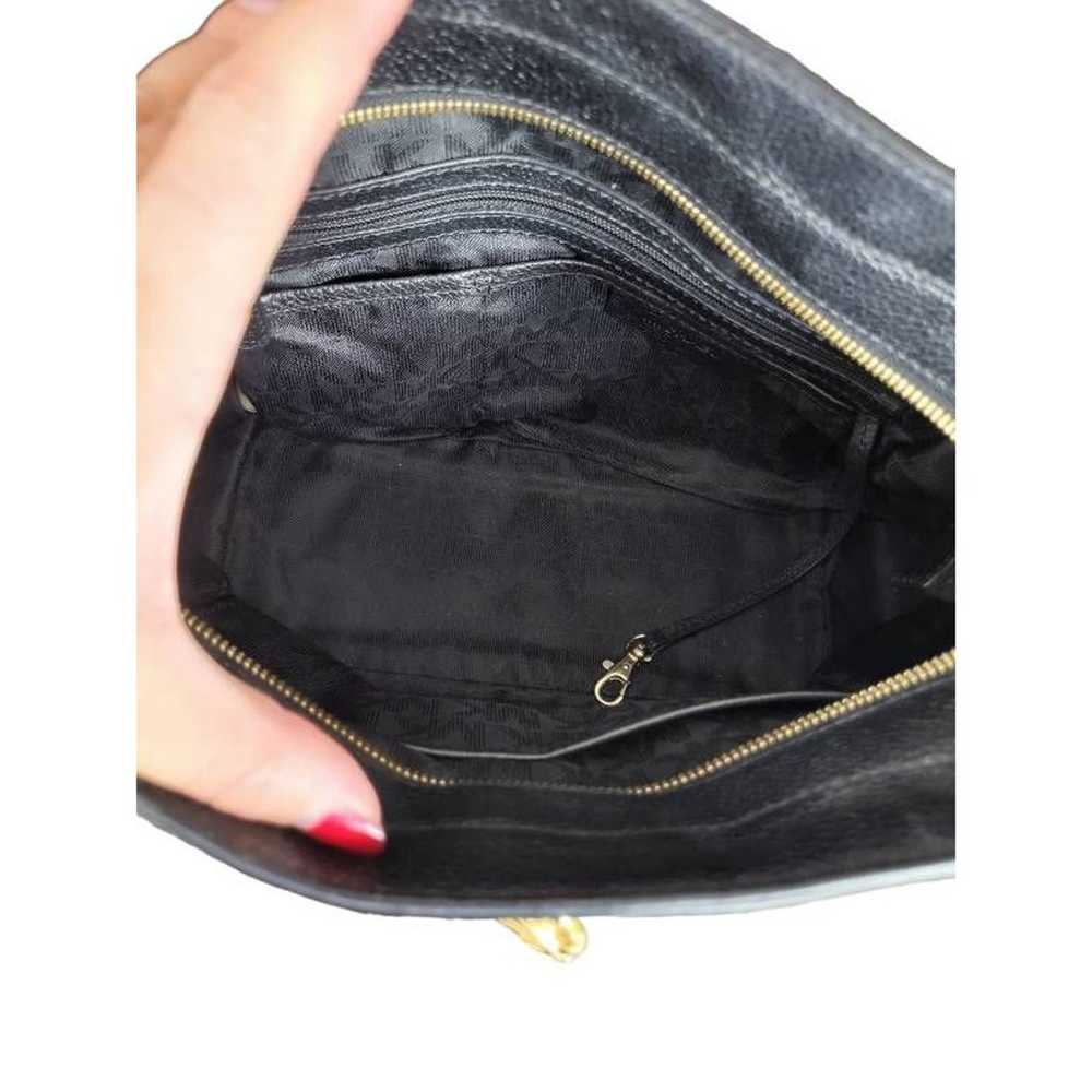 Michael Kors Womens Tote Bag Black Pebbled Leathe… - image 6
