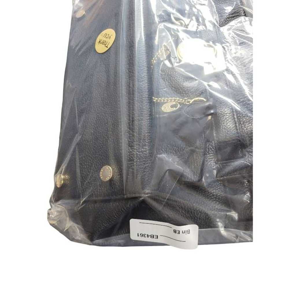 Michael Kors Womens Tote Bag Black Pebbled Leathe… - image 8