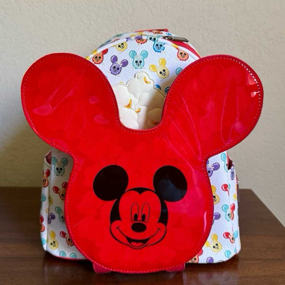 Disney Parks Mickey Popcorn Bucket Loungefly Back… - image 1