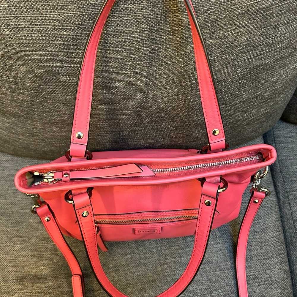 Coach handbag pink!!! - image 6