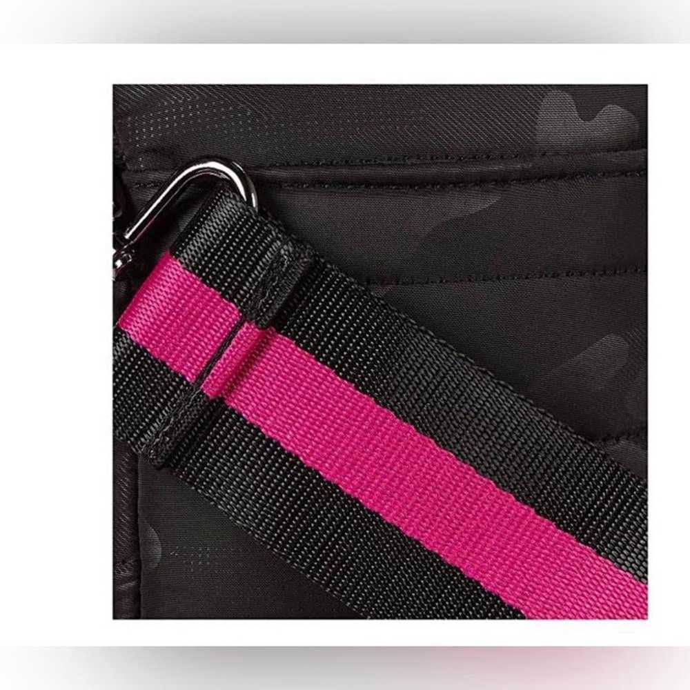 NWOT Think Rolyn The Cell Crossbody Black/Hot Pink - image 10