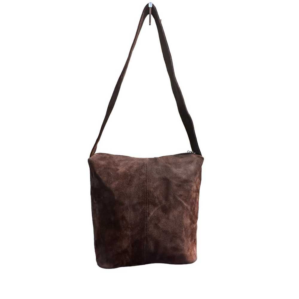 Wilsons leather brown suede shoulder bag - image 3