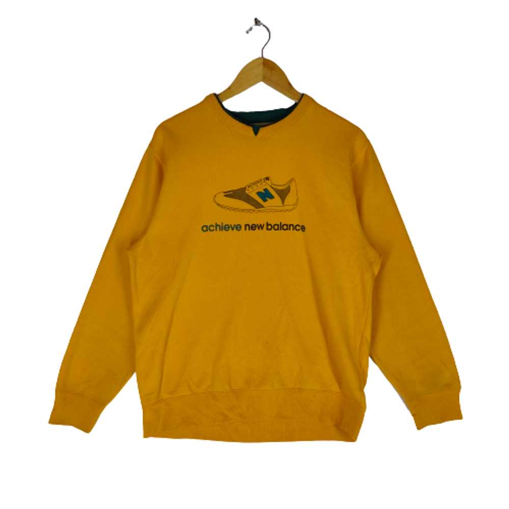 NEW BALANCE Big SNEAKERS Logo Spellout Sweatshirt - image 1