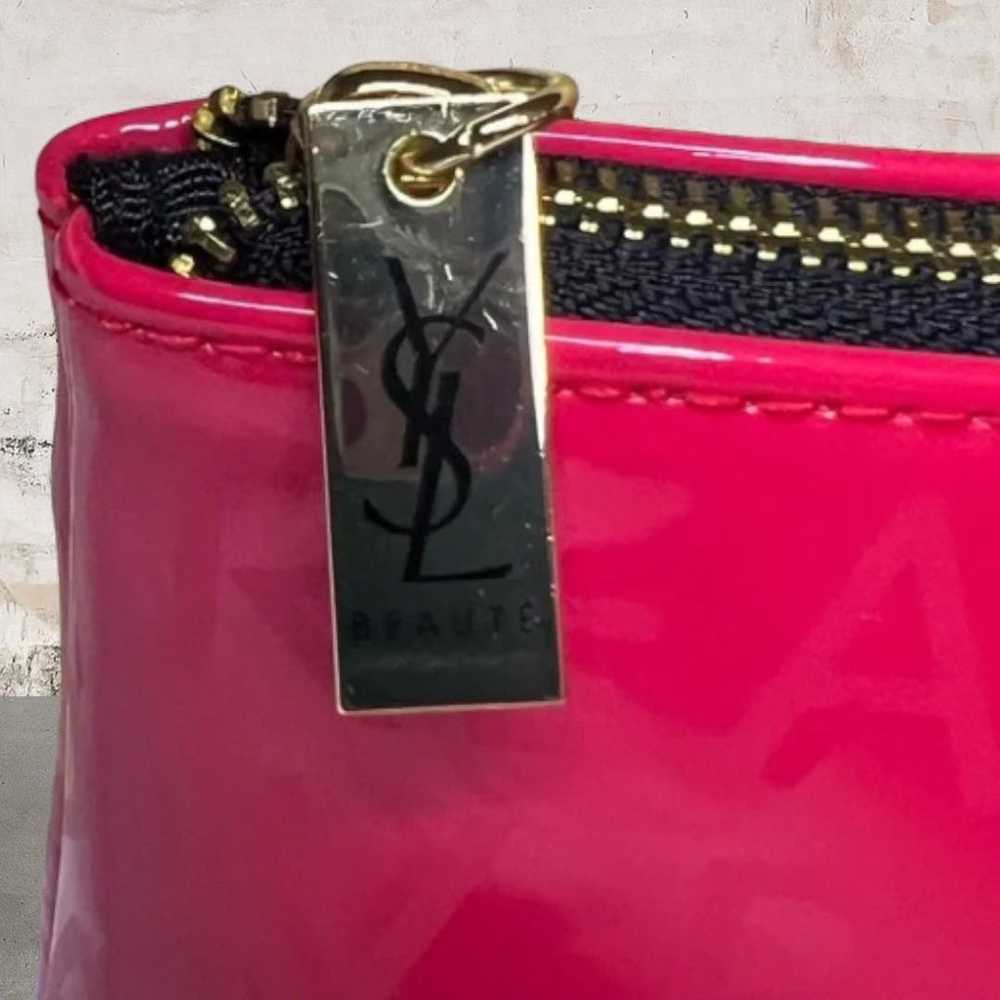 Yves Saint Laurent Pink Cosmetic Makeup Bag - image 3