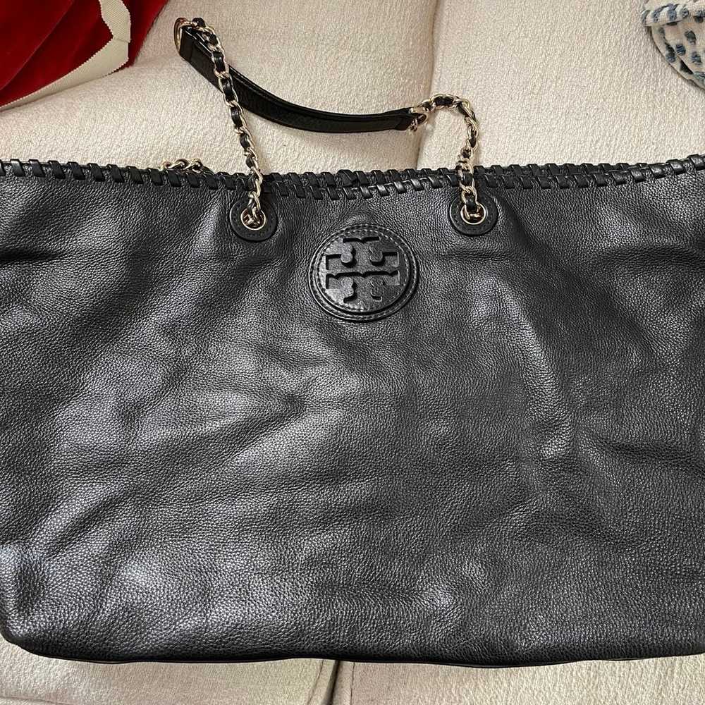 Tory Burch leather tote bag - image 2
