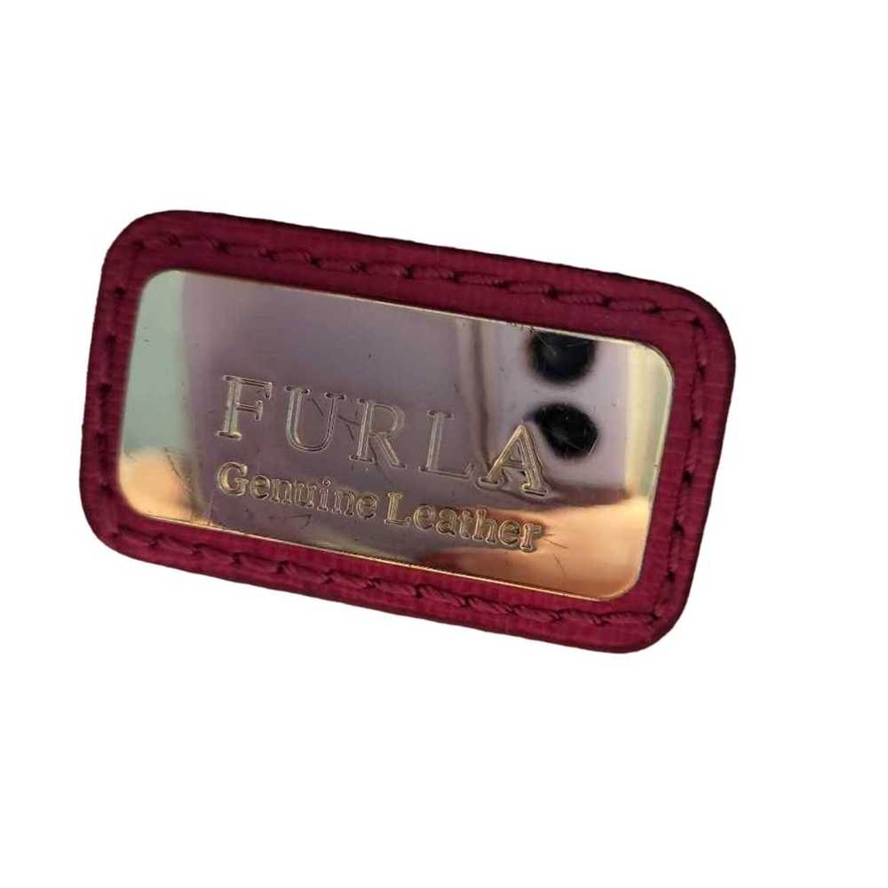 Furla Womens Elena Satchel Handbag Hot Pink Leath… - image 7