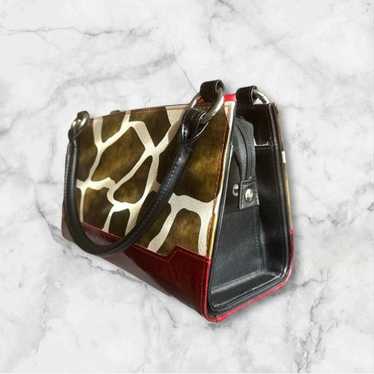 NEW MICHE Jayma animal print handbag shoulder bag… - image 1