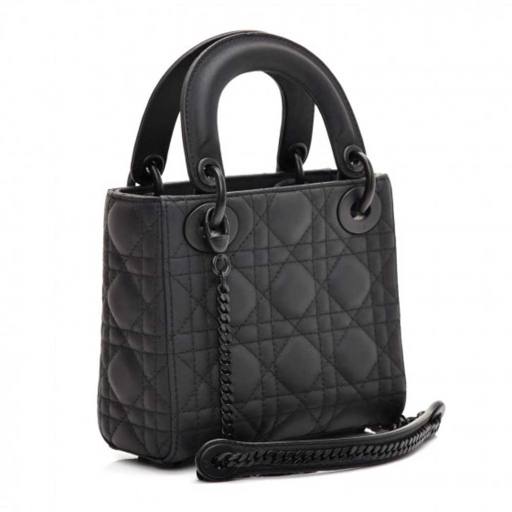 Dior Lady Dior leather handbag - image 7