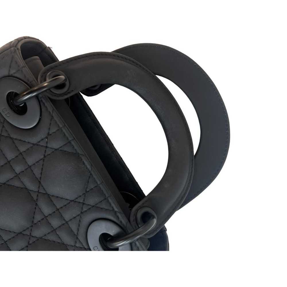 Dior Lady Dior leather handbag - image 8