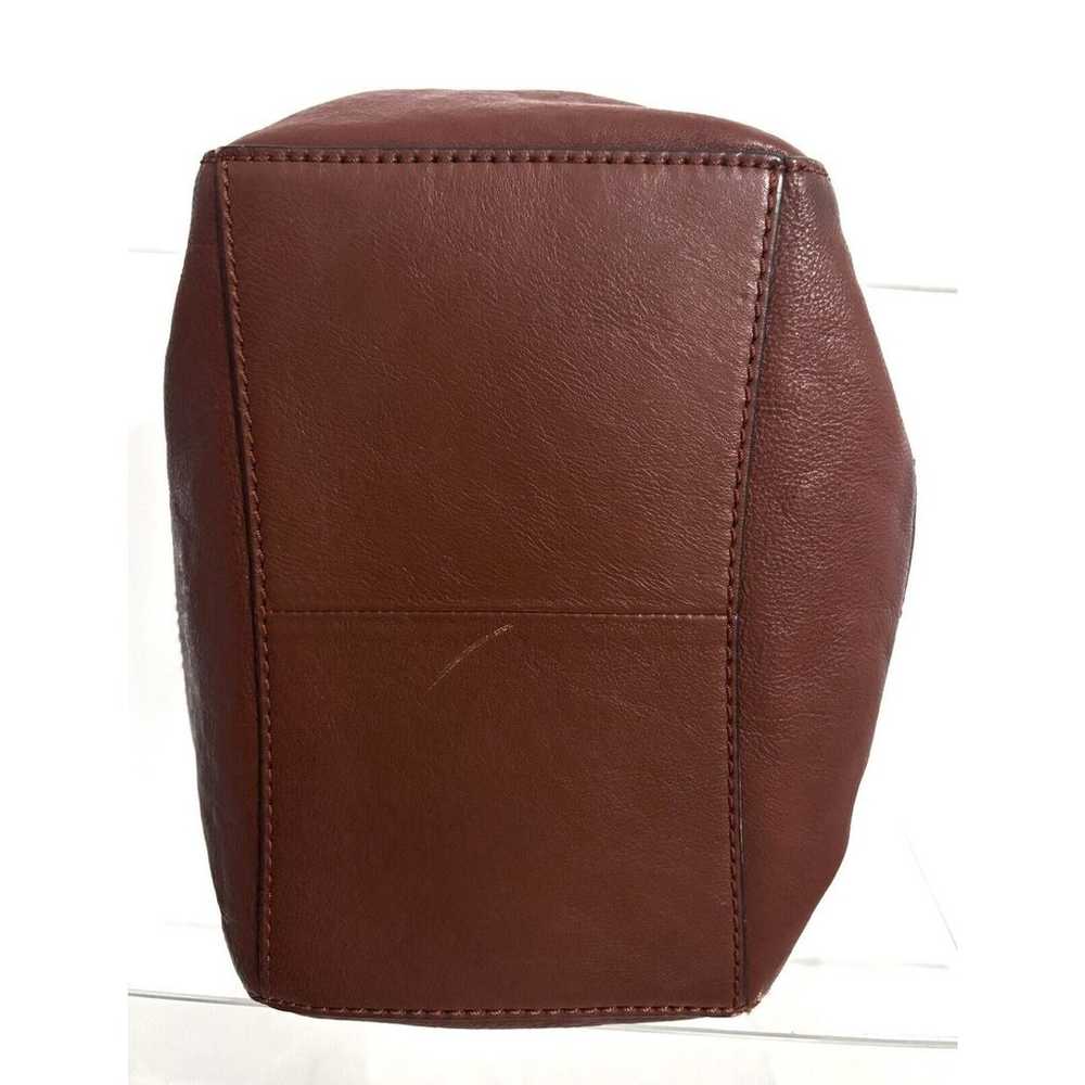 Frye Side Pockets Cognac Brown Leather Hobo Shoul… - image 8