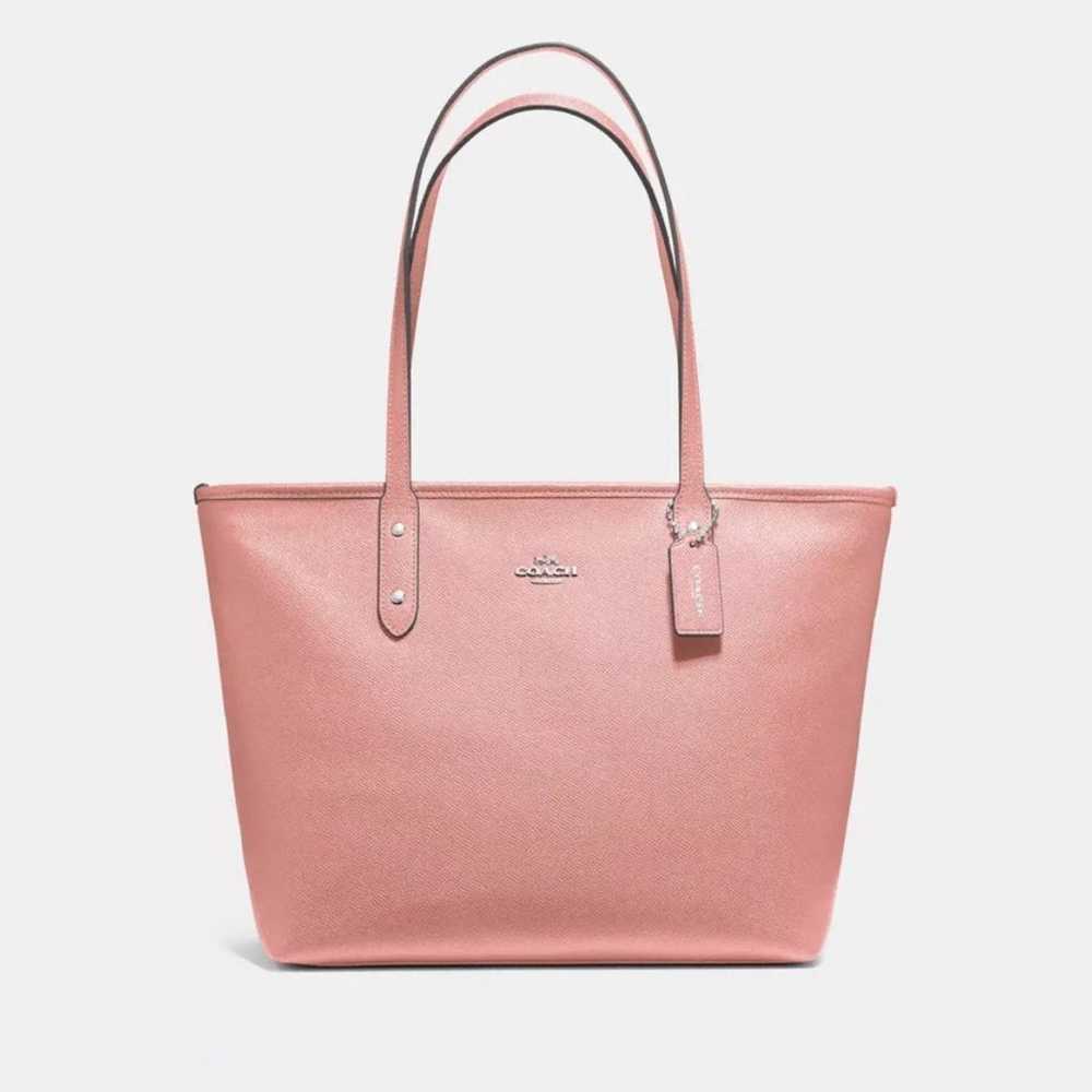 Coach City Zip Leather Tote - image 1
