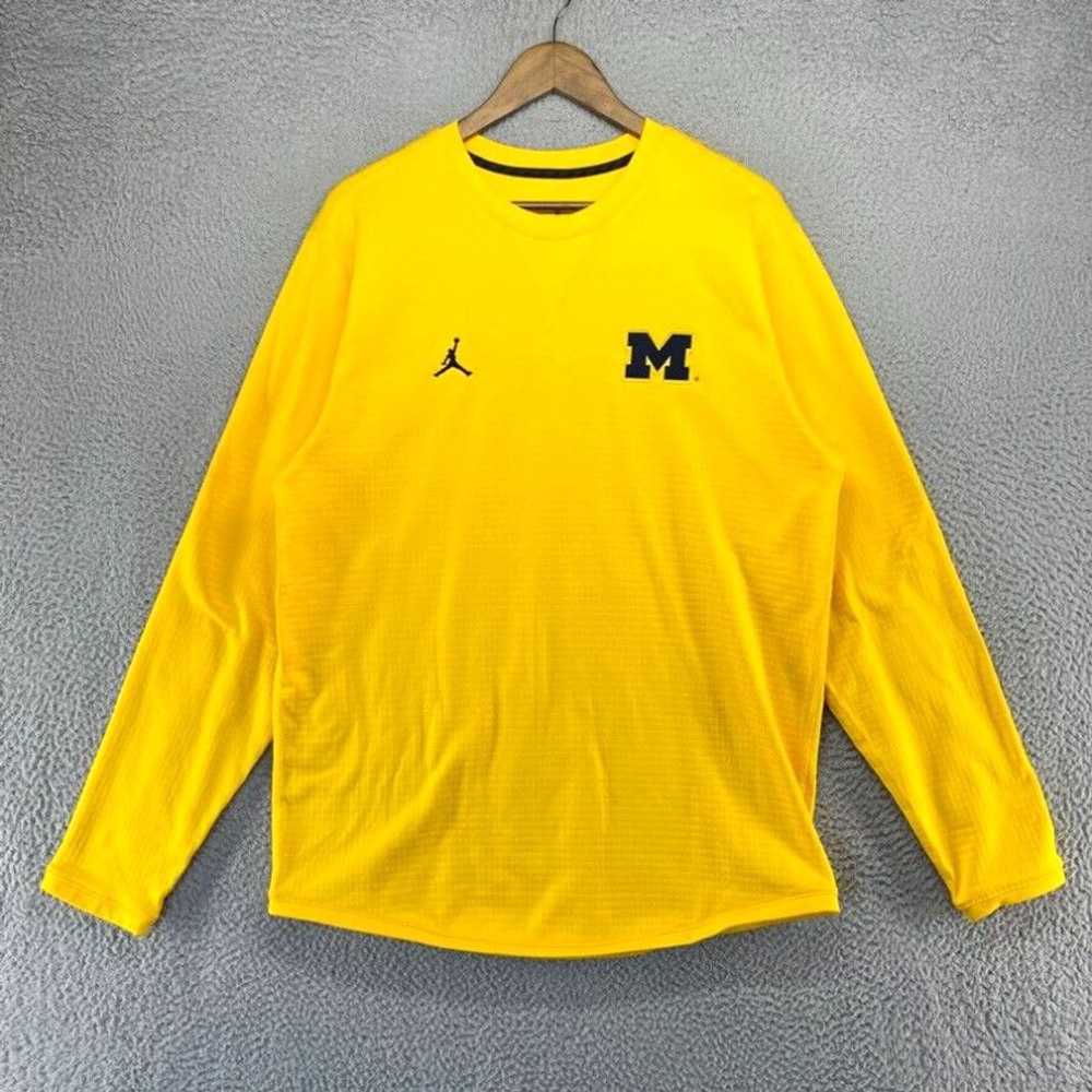 Nike Nike Jordan Michigan Wolverines Shirt Men's … - image 1