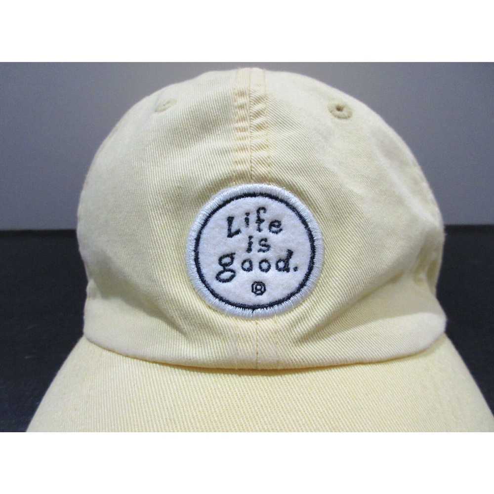 Life Is Good Life Is Good Hat Cap Strap Back Yell… - image 2