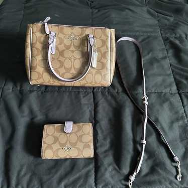 Coach Purse and Matching Wallet - image 1