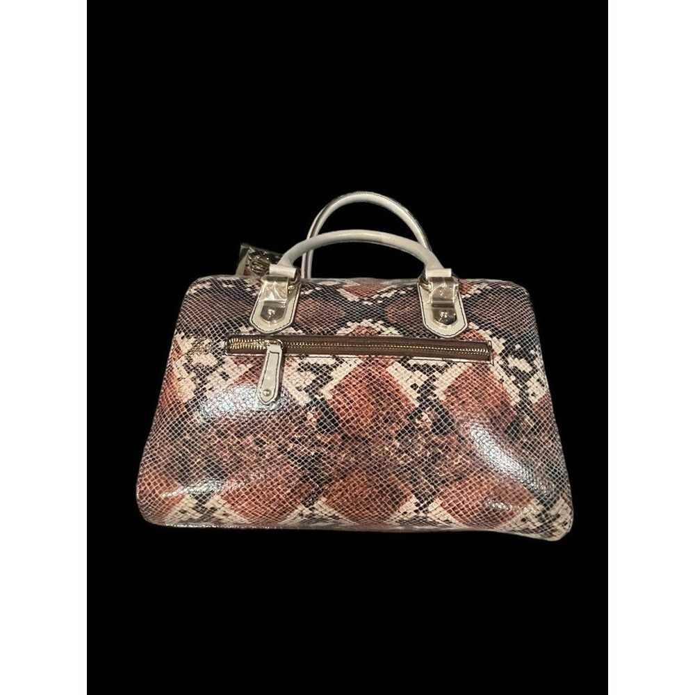 Antonio Melani Leather Snake Embossed Bag - image 7