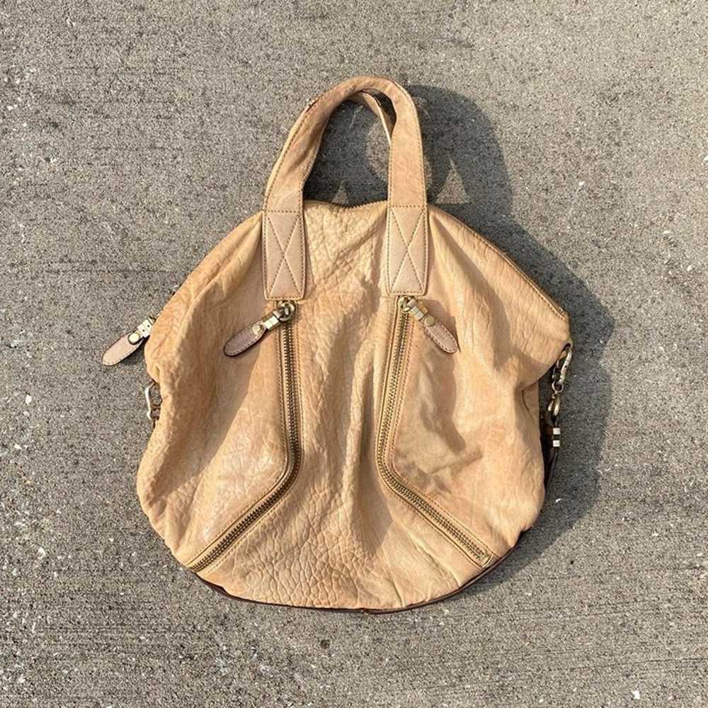 orYANY Tan Leather Hobo Handbag Designer - image 8