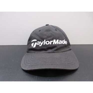 Vintage Taylormade Hat Cap Strap Back Black White… - image 1