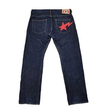 Bape Bape Jeans Bape Sta Pocket RED Denim Archive - image 1